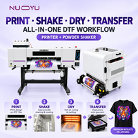 Imprimante DTF 600 mm avec 2 têtes XP600 pour l'impression sur tissus, machine d'impression numérique sur film PET, certifiée CE, avec encre pigmentée Hansen Board