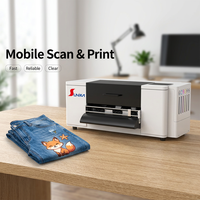 Imprimante DTF multicolore entièrement automatique compatible Epson pour usage sur ordinateur de bureau, idéale pour les petites entreprises et les commandes de t-shirts personnalisés
