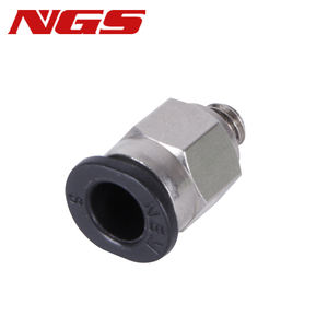 Raccordi Pneumatici NGS in Ottone PC4-M5 PL3-M3 M6 con Filettatura, Mini Giunto Rapido in Metallo per Tubo dell'Aria, Gomito Dritto 3/5/6mm Micro Quick - Product Image 2