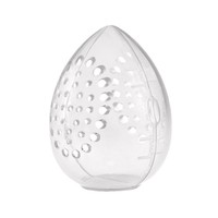 Éponge de maquillage avec trous d'aération, étui portable en forme d'œuf, boîte de rangement anti-moisissure pour houppette, support en forme de coquille d'œuf, emballage anti-poussière, boîte en plastique.