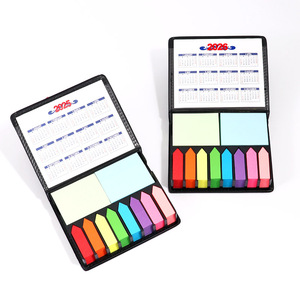 FOSKA Set di Etichette Adesive a Forma di Freccia in Colori Assortiti, Etichette Colorate Portatili per Studenti, Set di Note Adesive con Calendario per Regalo Promozionale - Product Image 1