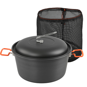 <span class=keywords><strong>Set</strong></span> di Pentole da Campeggio in Lega di Alluminio per 2-3 Persone - Pentola da 5L con Coperchio in Acciaio Inox, Resistente e Leggero per Escursionismo e Frittura - Product Image 5