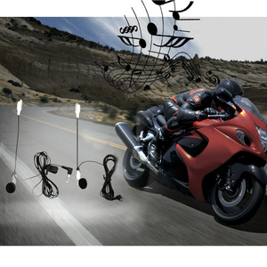 Mũ bảo hiểm để Mũ bảo hiểm Communicator xe máy liên lạc trong xe máy Mũ bảo hiểm Tai nghe headset intercom 2-cách Hệ thống thông tin liên lạc tai nghe + Mic - Product Image 6