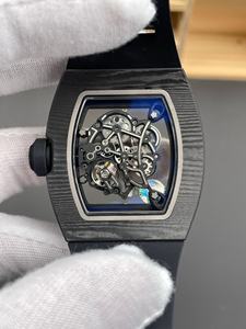 นาฬิกาข้อมือผู้ชายทรงซุปเปอร์สกินนี่ ทันสมัย สปอร์ต กันน้ำ นาฬิกาข้อมือระบบกลไกอัตโนมัติ คาร์บอนไฟเบอร์ - Product Image 4