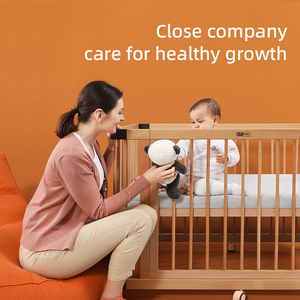 <span class=keywords><strong>Cuna</strong></span> de Madera Sólida de Diseño Moderno con Puerta Desmontable, Flujo de Aire Óptimo y Seguridad Infantil, Estilo <span class=keywords><strong>Convertible</strong></span> - Product Image 4