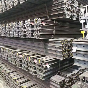 Đường sắt thép mạ kẽm GB đường sắt nhẹ tiêu chuẩn cho xây dựng đường tàu điện ngầm <span class=keywords><strong>uic60</strong></span> P65 Q235 lớp 30 KG/m-60 KG/m vật liệu theo dõi - Product Image 3