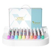 Kit de vernis à ongles en gel UV acrylique Venalisa VIP12345 pour débutants, ensemble complet OEM, 60 couleurs, vernis à ongles en gel, marque privée, émail, vernis