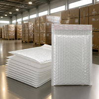 Enveloppes à bulles blanches personnalisées avec logo, imperméables et recyclables, pour expédition logistique, colis, chaussettes, fourrures et chaussures