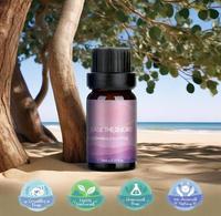 Coffret cadeau d'aromathérapie personnalisé à marque privée, huile essentielle pure 100% naturelle, lavande et tea tree, 10 ml, durée de conservation de 3 ans
