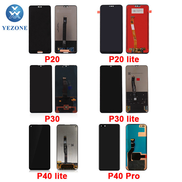 Spare Parts for huawei Mate 7 8 9 10 20 Lite Ekran for huawei P10 P20 P20 Lite P30  P30 Pro P40 Lite Lcd