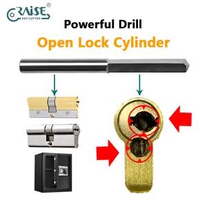 提高锁匠工具以打开门硬质合金钻头模具磨床，用于打开锁芯