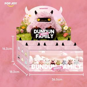 Vente en gros : Porte-clés en peluche authentique Dun Dun Beast Family Series, figurine d'art tendance, mini jouet en peluche, échelle 1/6 - Product Image 4