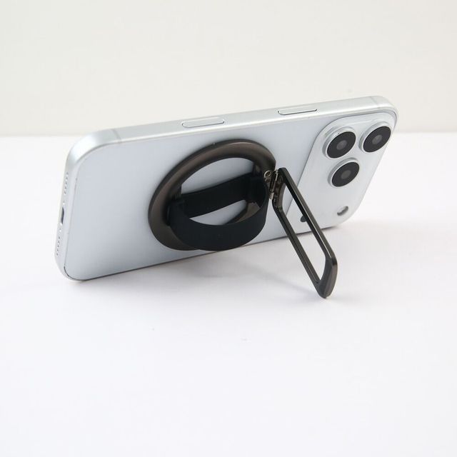360° Magnetic Finger Ring Stand Foldable Soft Silicone Phone Grip, Universal Magnetic Holder for Phone
