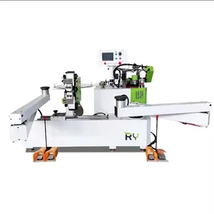 Wood PVC Automatic Curve And Straight Edge Banding Machine Price With Trimming