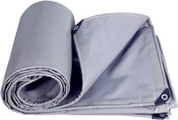 Rouleaux de bâche robuste en PVC enduit, ignifuge, imperméable, anti-UV et coupe-vent pour applications extérieures