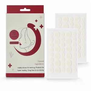 Patchs anti-acné pour boutons et imperfections, autocollants de traitement localisé pour le visage, patchs anti-acné holographiques 24 points - Product Image 1
