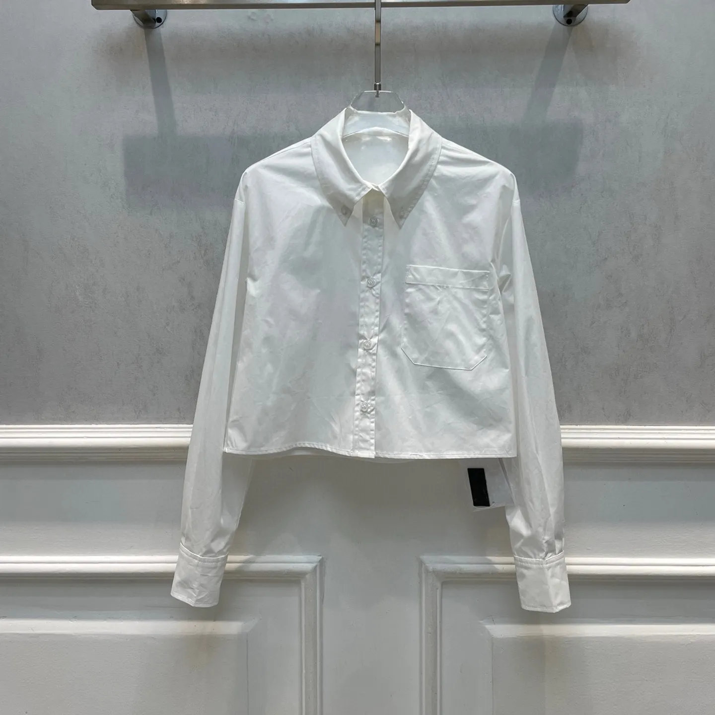 Candice 2024 bahar yeni giyim kırpma üst bluz tasarımcı lüks kadın gömlek
