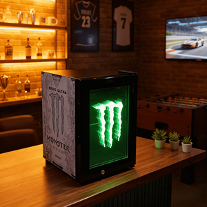 Refrigerador de Bebidas con Puerta de Vidrio, Estantes Ajustables, Temperatura Constante, Mini, para Supermercado o Tienda de Conveniencia, Directo de Fábrica - Product Image 2