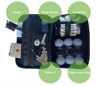 Organisateur de sac d'accessoires de golf pour hommes pour objets de valeur et balles de golf pour la pratique du golf et l'utilisation des cours