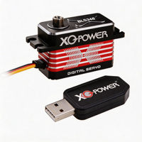 Servo Digital CNC sin Escobillas Programable XQ POWER BLS348 de 48KG y 69g, 0.09Seg, Perfil Bajo, Engranaje de Acero, Alta Precisión, Motor Servo RC