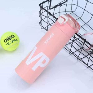 316 Stainless Steel Insulated Water Bottle Pop-Up Lid Portable Thermal Bottle <b>Large</b> Capacity Food Grade Travel Mug - Product Image 2