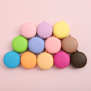 Jouet souple compressible en PU à rebond lent, 5 cm, Macaron souple, Gâteau simulé, Porte-clés, Pendentif, Gommes, Jouet fabriqué - Product Image 3