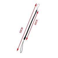 Cordon élastique pour stylo avec anneaux en silicone, attache rétractable pour stylet, sangle pour presse-papiers, support de tablette, laisse anti-perte