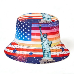 Sombrero para el Día de la Independencia de Estados Unidos, Sombrero Personalizado con la Bandera de EE. UU. para el 4 de Julio, Modelo B-4495 - Product Image 1