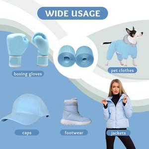 कपड़े के जूते 70% लिए पॉलिएस्टर 30% नायलॉन खिंचाव हुक और लूप फास्टनर सीडब्ल्यू कपड़े जूते के जूते के लिए - Product Image 4