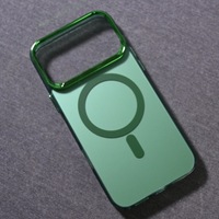 Coque de téléphone magnétique anti-traces de doigts par électroplaqué pour iPhone 18 17 16 15 14 Pro Max, antichoc avec boîte d'emballage