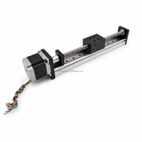 Module de guidage linéaire à vis à billes, actionneur de positionnement linéaire CNC motorisé avec moteur pas à pas et chariot coulissant en aluminium