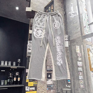 กางเกงจ็อกเกอร์ผ้าคอตตอน 100% แบบกันน้ำ สไตล์ฮิปฮอป สำหรับผู้ชาย ปรับแต่งได้ตามต้องการ บริการ OEM คุณภาพสูง ลายพิมพ์กรดซ้อนแบบสกรีน ปี 2026 - Product Image 3