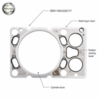 Joint de culasse Weichai WP13 1004220117 en acier multicouche pour moteur diesel de camion minier HOWO