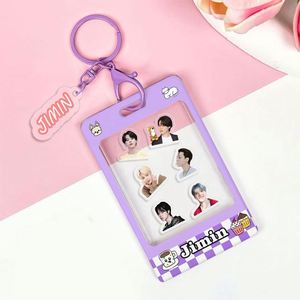 <b>Customized</b> Strars Character Keyring Acrylic High Quality <b>Keychain</b> with Pendant Favorite Star Idol Keyholders - Product Image 3