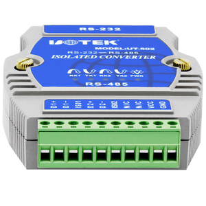 Adaptateur industriel UOTEK RS232 vers 2 ports RS485, convertisseur série isolé avec connecteur femelle DB9, distance de transmission de 5000 m - Product Image 3
