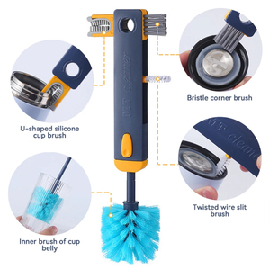 แปรงทำความสะอาดแบบขายส่ง รุ่นอัพเกรด สำหรับขวดเล็กๆ ฝาขวด ซอกมุมต่างๆ - Product Image 1
