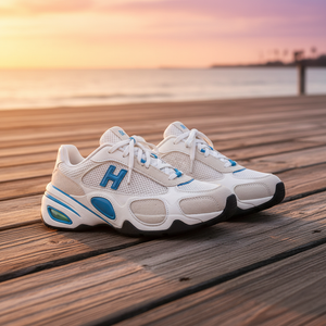 <span class=keywords><strong>รองเท้า</strong></span>กีฬาลำลองแฟชั่นแนวสตรีท HUAMAK ดีไซน์ทันสมัย ระบายอากาศได้ดี <span class=keywords><strong>พื้น</strong></span>หนา สไตล์เรโทร เหมาะสำหรับเดินเล่นและออกกำลังกาย - Product Image 2