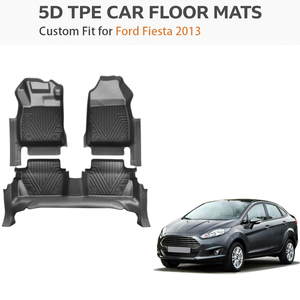 <b>for</b> <b>Ford</b> <b>Fiesta</b> 2013 LHD TPE Floor <b>Mats</b> Custom Fit All Weather Waterproof Heavy Duty <b>Car</b> Floor Liners OEM - Product Image 1