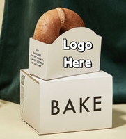 Boîte d'emballage alimentaire jetable personnalisée de qualité alimentaire pour donuts, muffins, pains et desserts, en papier sulfurisé