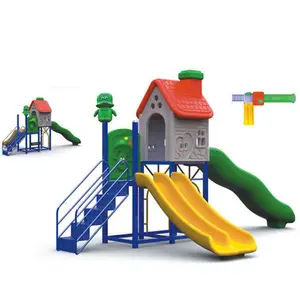 Neues Design Kindergarten Indoor Plastik rutsche Kinderspiel geräte Outdoor-Spielplatz