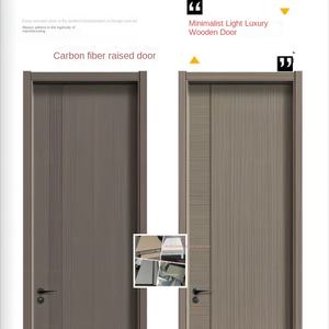 Intérieur d'hôtel américain ignifuge avec cadre porte d'entrée de chambre d'hôtel avec cadre métallique porte d'hôtel - Product Image 4