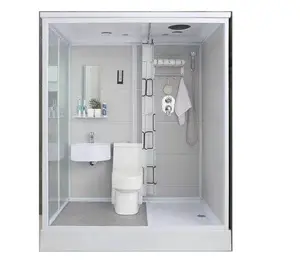 PFR Indoor All In One bagno portatile doccia prefabbricata con cabina doccia wc prefabbricata