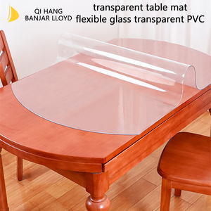 Tapis de table en PVC transparent sur mesure, épaissi, imperméable et isolant thermique - Product Image 4