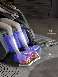 VCT卸売高級スマート全身マッサージチェア3D無重力設計リクライニングBluetoothタイマー制御ホームフット - Product Image 6