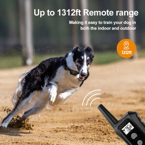 고급 330 야드 원격 진동 애완 동물 칼라 중지 훈련 칼라 충격 개 원격 트레이너 칼라 - Product Image 4