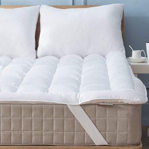 <span class=keywords><strong>Surmatelas</strong></span> en coton matelassé de bonne qualité, extensible, respirant, silencieux, doux, blanc - Product Image 5