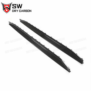 Jupes latérales en fibre de carbone humide style 3D pour BMW M3 G80 M4 G82 en fibre de carbone véritable <span class=keywords><strong>2020</strong></span>+ Pièces et accessoires automobiles - Product Image 4