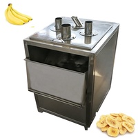 Máquina Cortadora y Rebanadora Multifuncional de Plátano, Vegetales, Banana y Patata para Hacer Chips Crujientes, 300-500 kg/h, Pequeña
