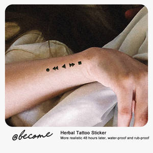 Autocollant de <span class=keywords><strong>tatouage</strong></span> temporaire de bras de bouton de jeu personnalisé <span class=keywords><strong>tatouage</strong></span> d'animal de transfert de corps imperméable foncé pour l'art corporel - Product Image 6