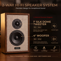 Lecteur de vinyle rétro haut de gamme avec deux enceintes Hi-Fi, emballage élégant, tourne-disque en bois pour Noël